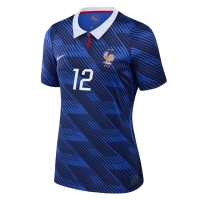 Camiseta Francia Randal Kolo Muani #12 Primera Equipación Replica Mundial 2026 para mujer mangas cortas
